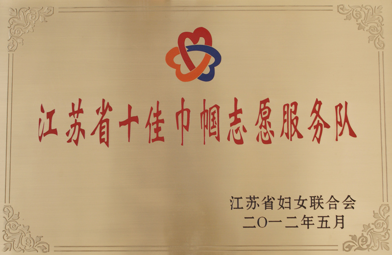 江苏省十佳巾帼志愿服务队